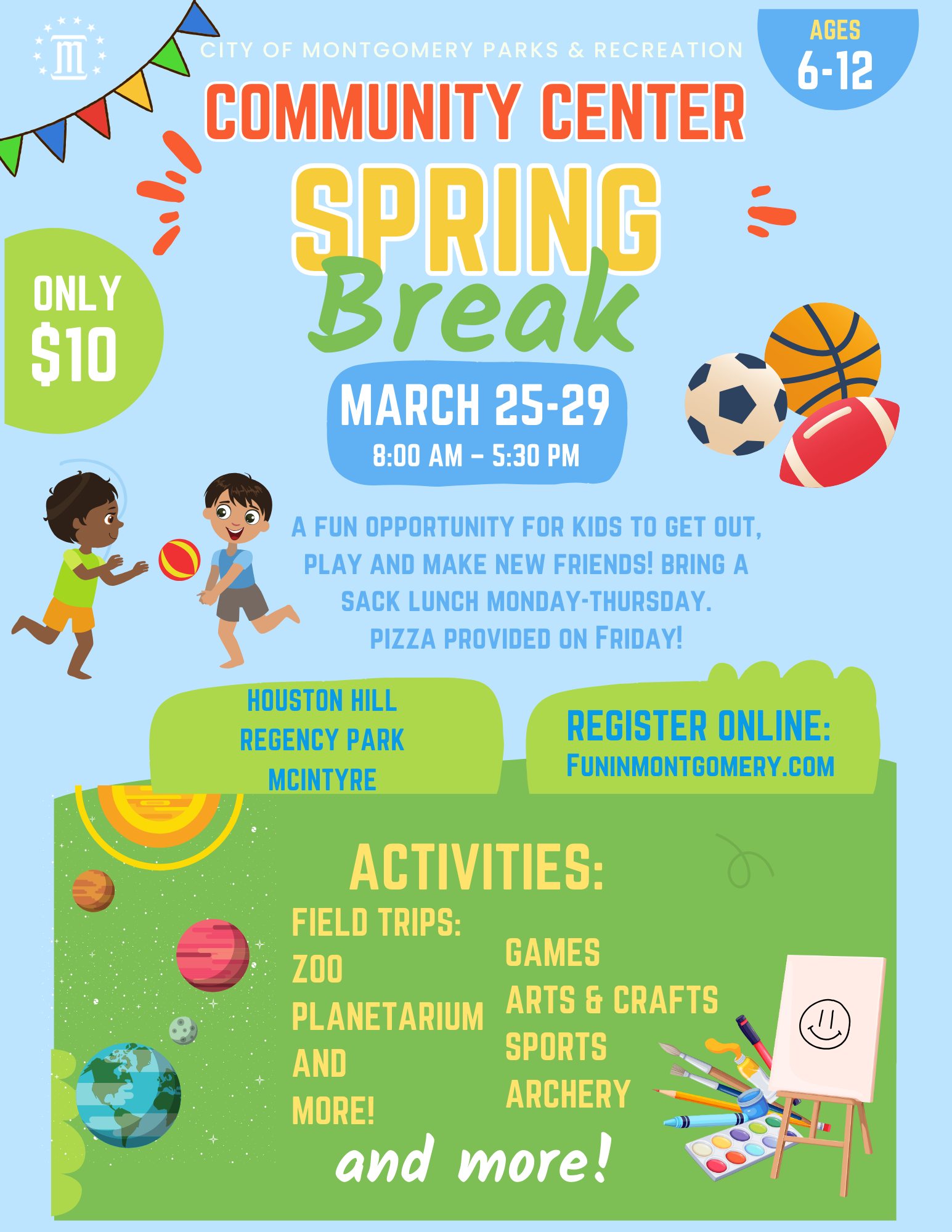 spring break flyer